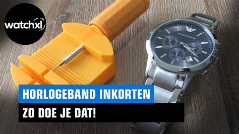 Horlogeband inkorten kun je zelf: Zo verwijder je een schakel!.